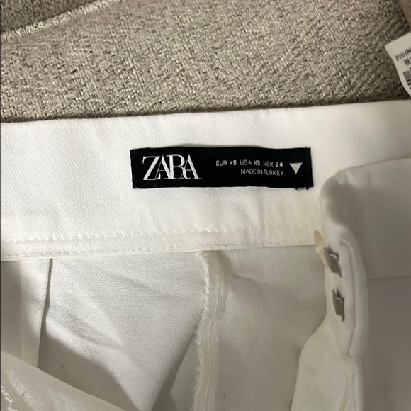 Zara Denim - Zara White High-Waisted Pants